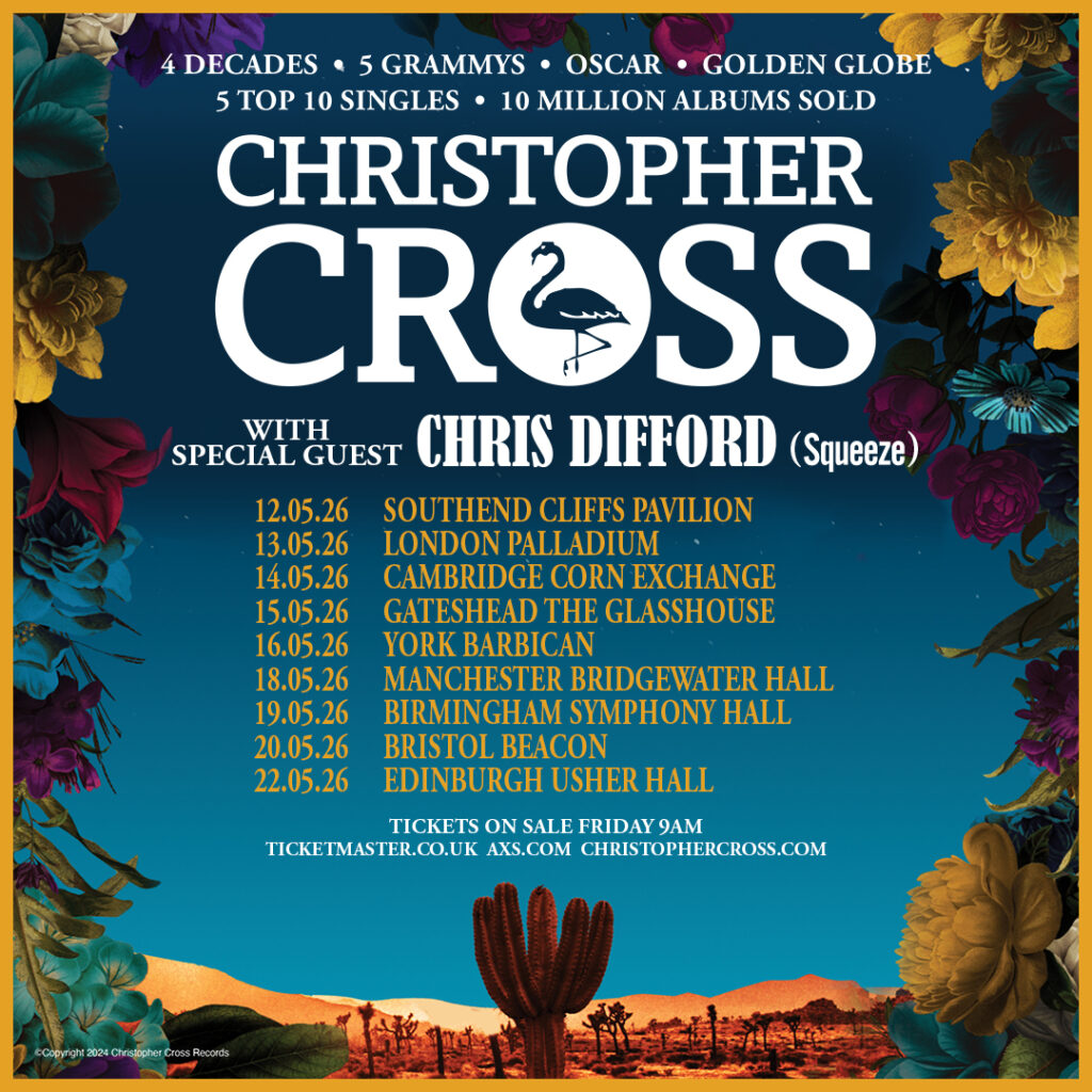 Christopher Cross Has Announced A UK Tour (With A Very Special Guest)
